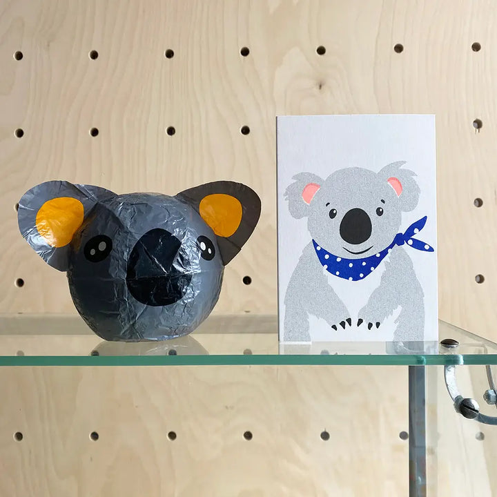 Koala Japanese Paper Balloon Cards