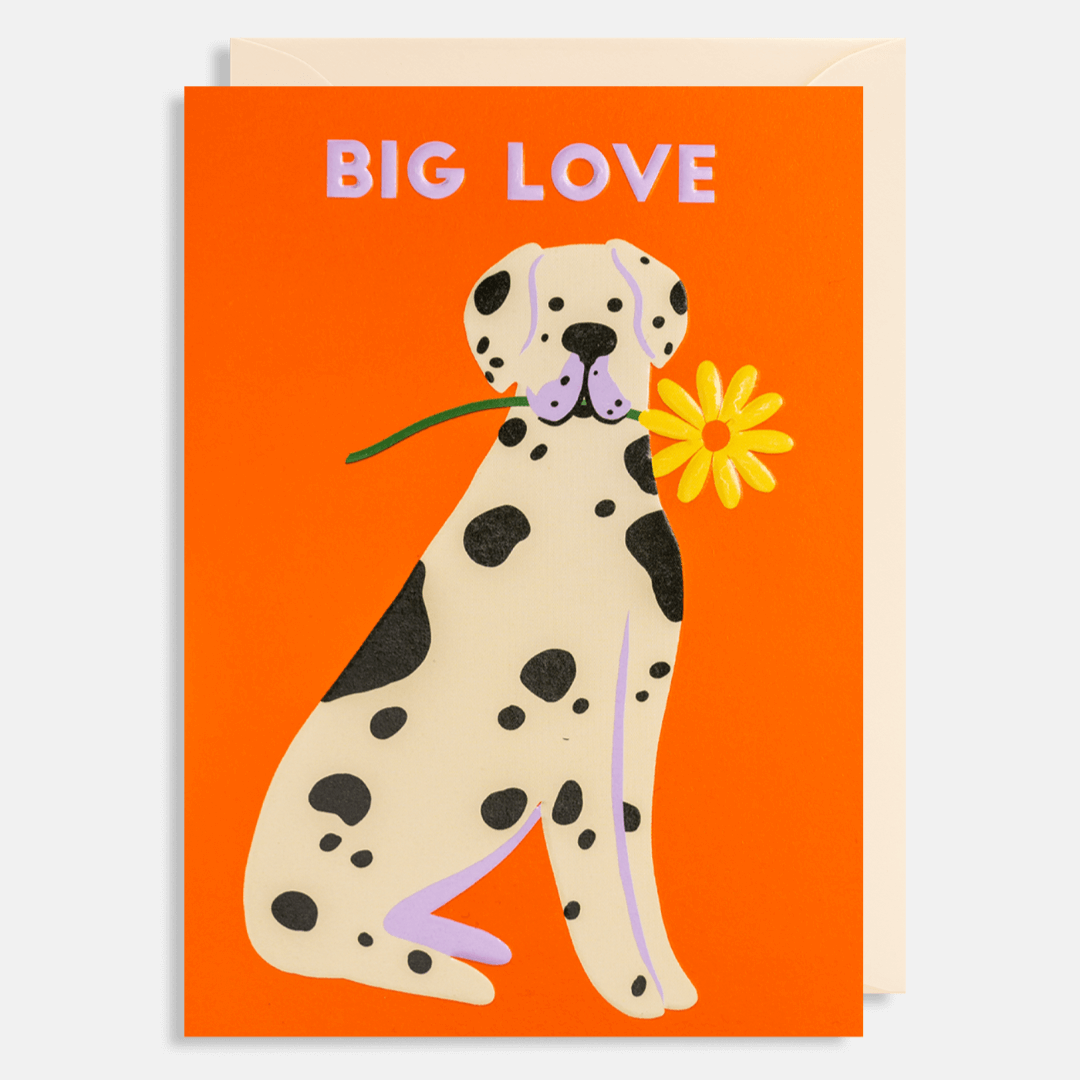 Big Love Greetings Card