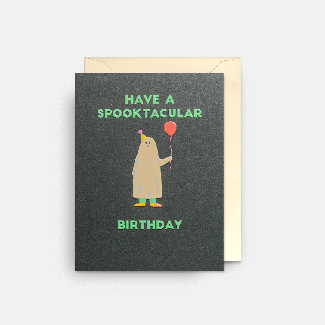 Spooktacular Birthday Mini Greetings Card