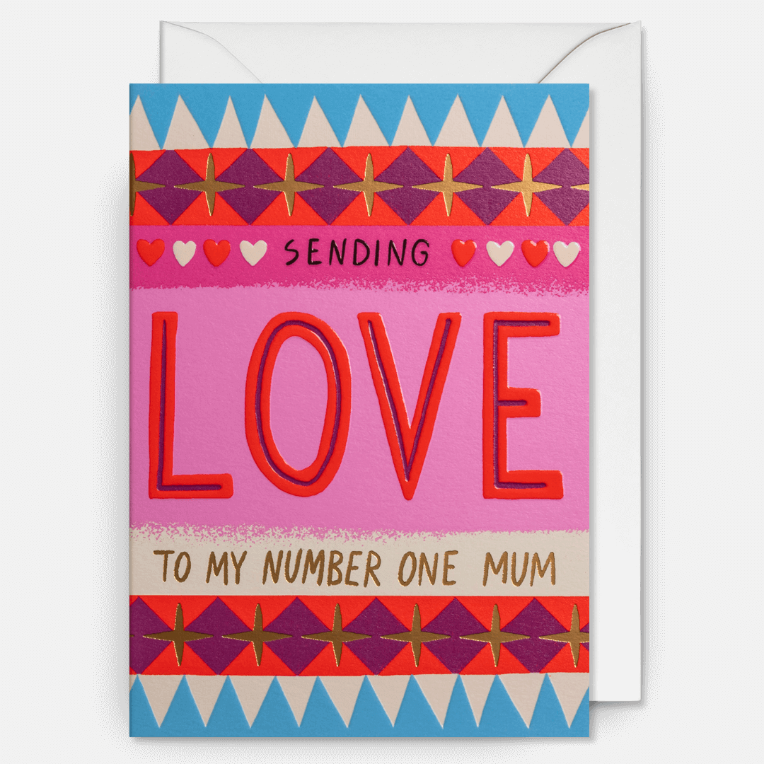 Number One Mum Greetings Card