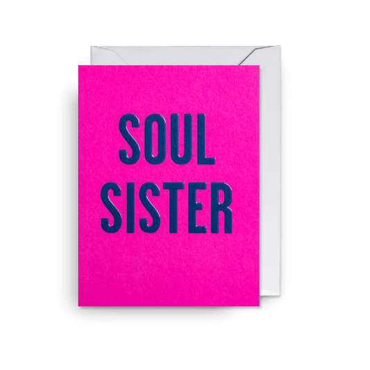 Soul Sister Mini Greetings Card