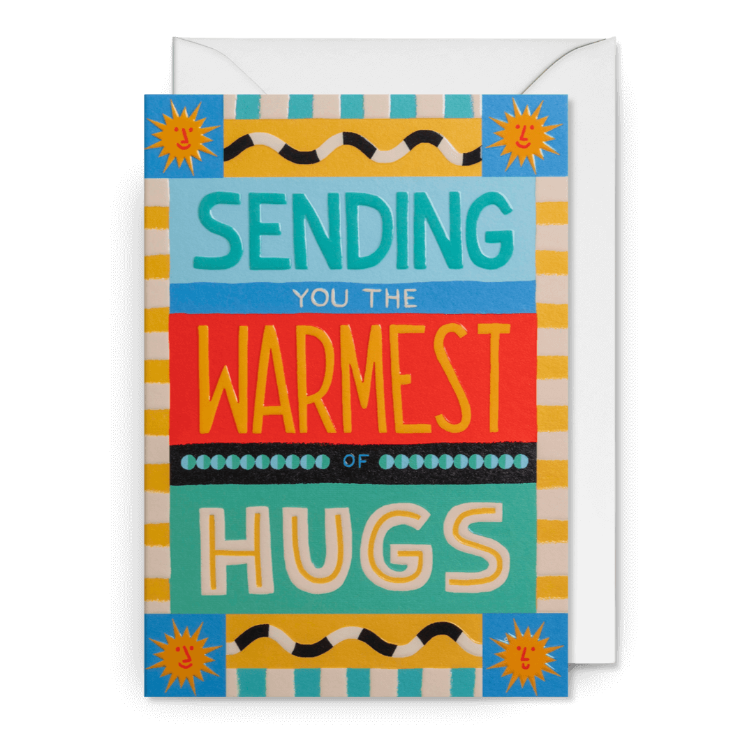 Warmest of Hugs Greetings Card