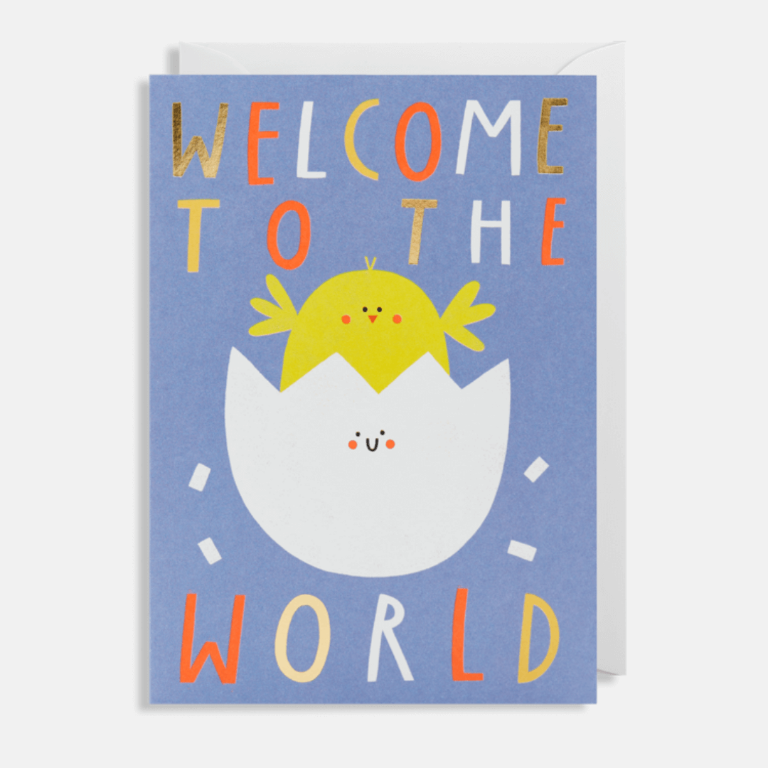 Welcome Chick Greetings Card