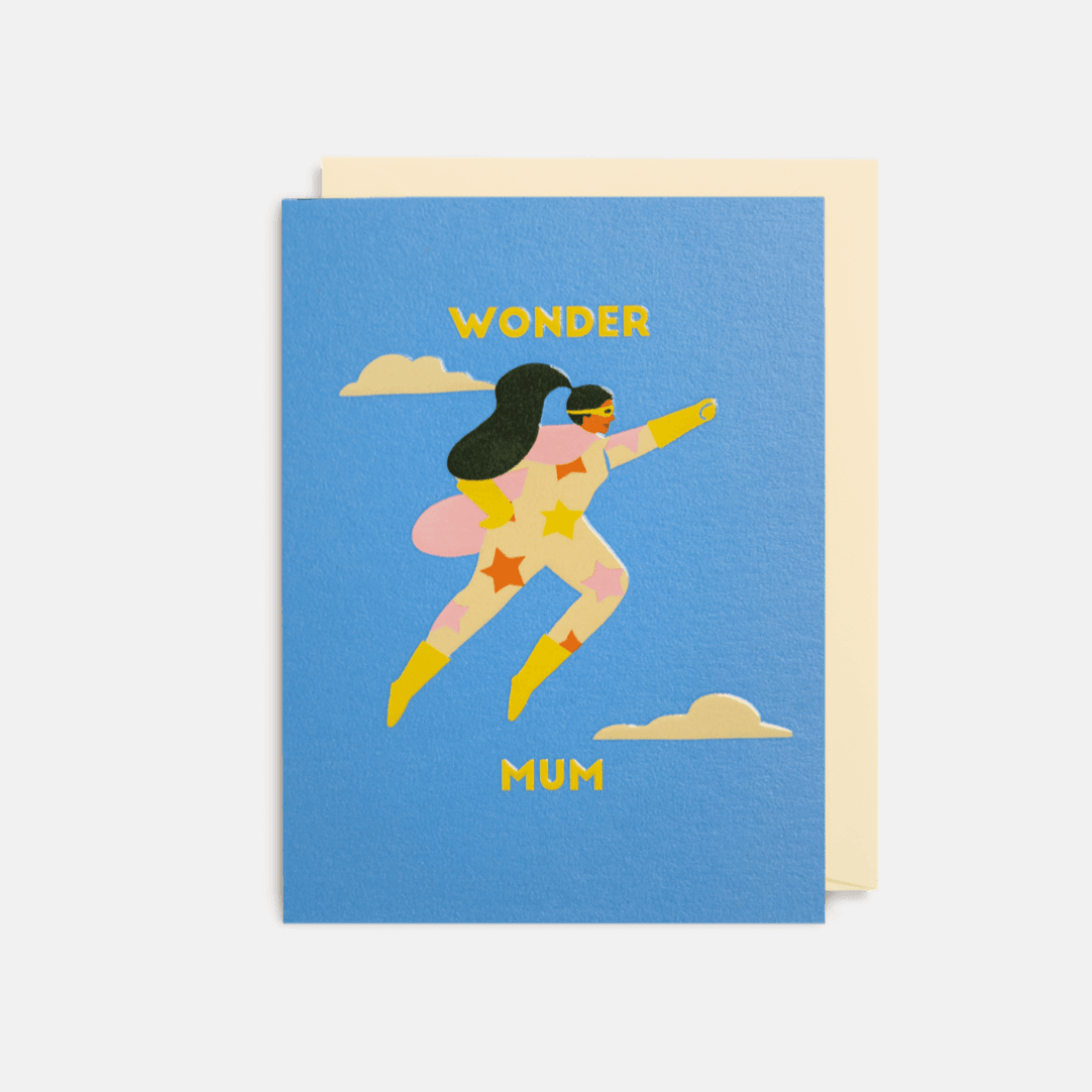Wonder Mum Mini Greetings Card