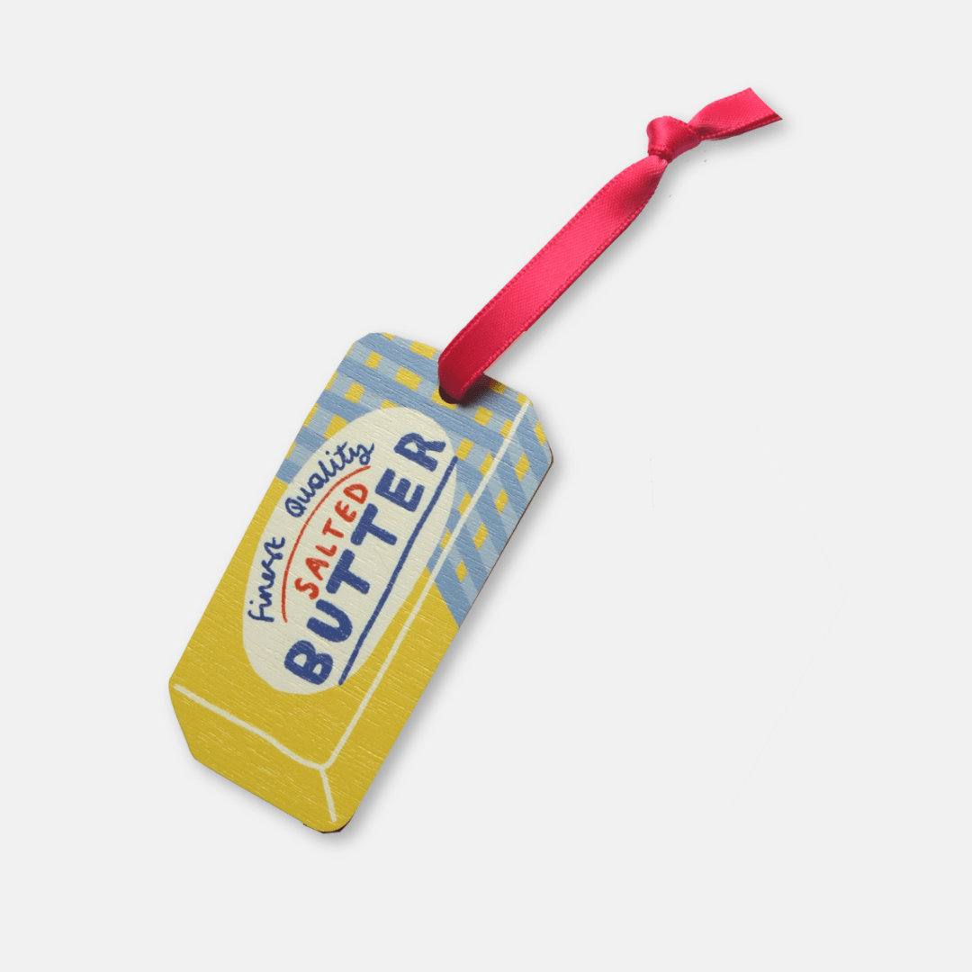Butter Block Wooden Decoration