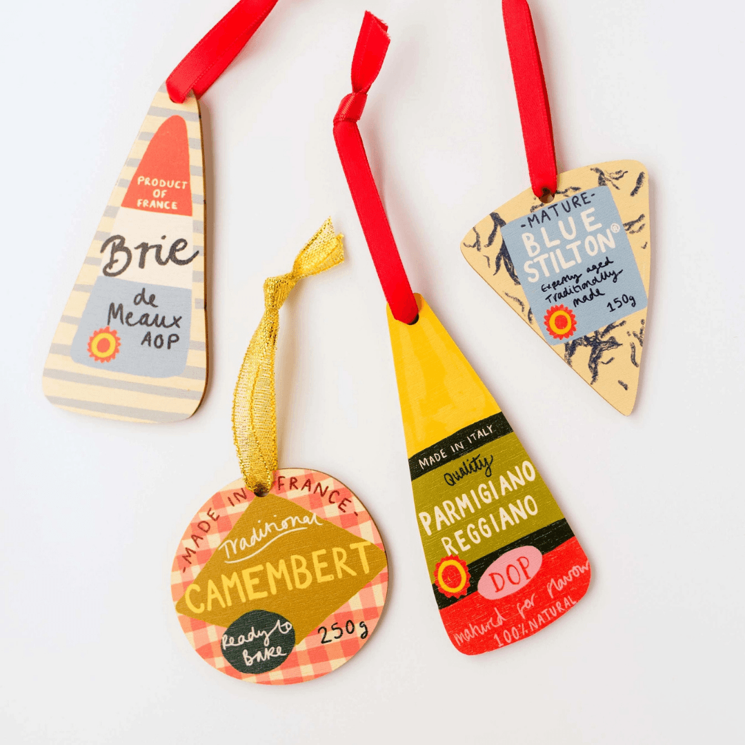Stilton Cheese Wooden Decoration