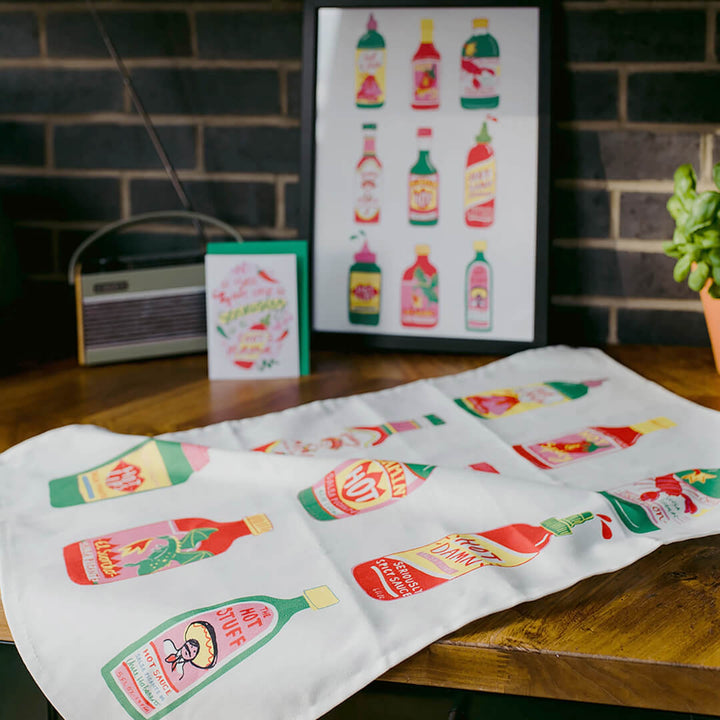 Food Ingredients Tea Towels