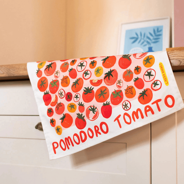 Pomodoro Tomatoes Organic Tea Towel