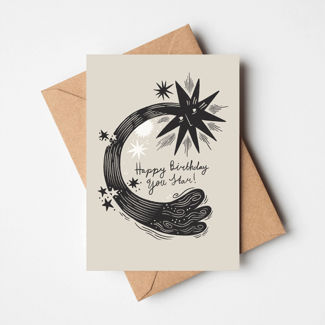 Happy Birthday You Star Greetings Card
