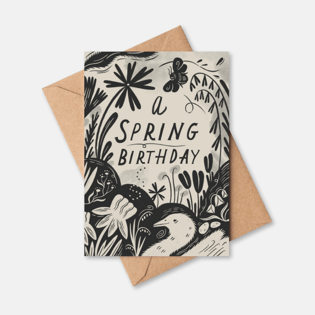 A Spring Birthday Greetings Card