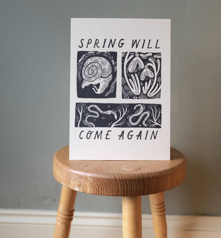 Spring Will Come Again A4 Art Print