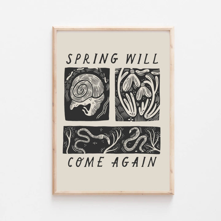 Spring Will Come Again A4 Art Print