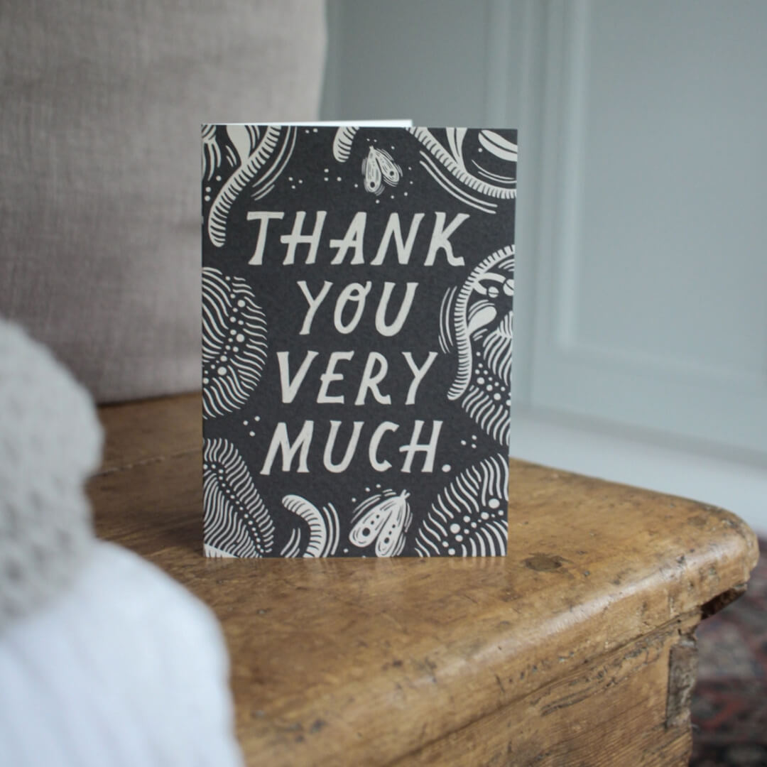 Thank You Very Much Greetings Card