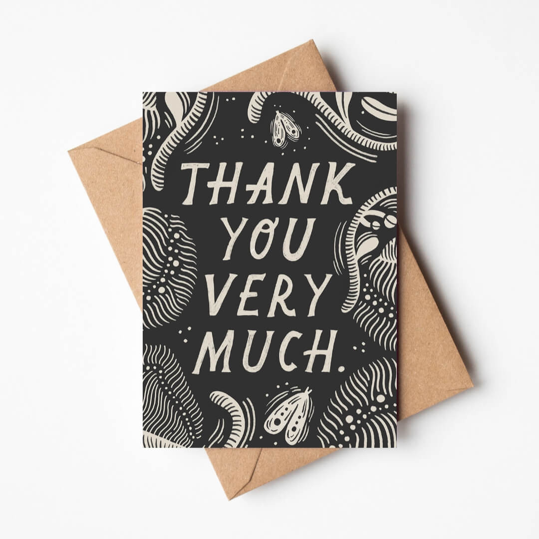 Thank You Very Much Greetings Card