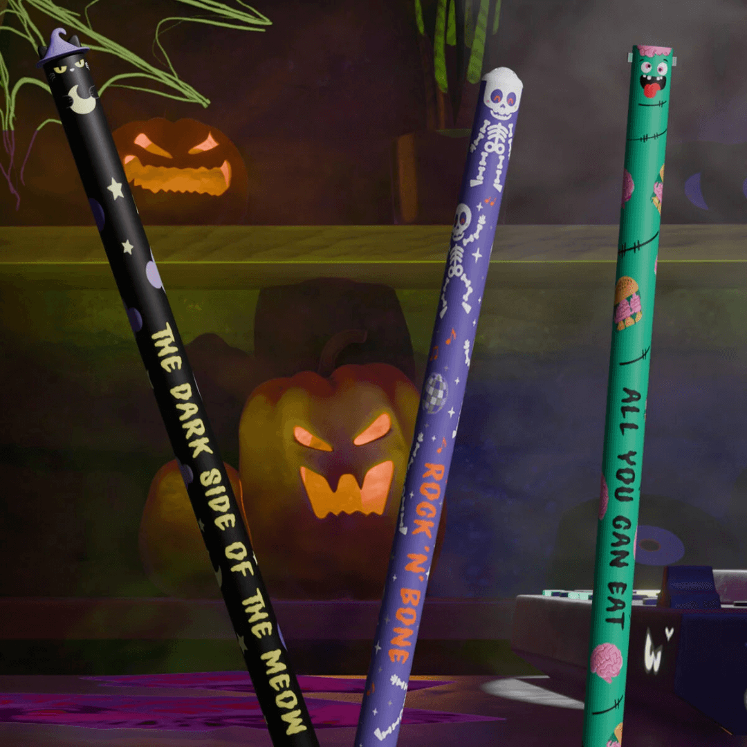 The Boo Crew Set Of 3 Erasable Pens