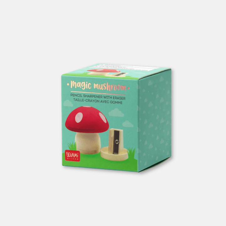 Magic Mushroom Pencil Sharpener and Eraser