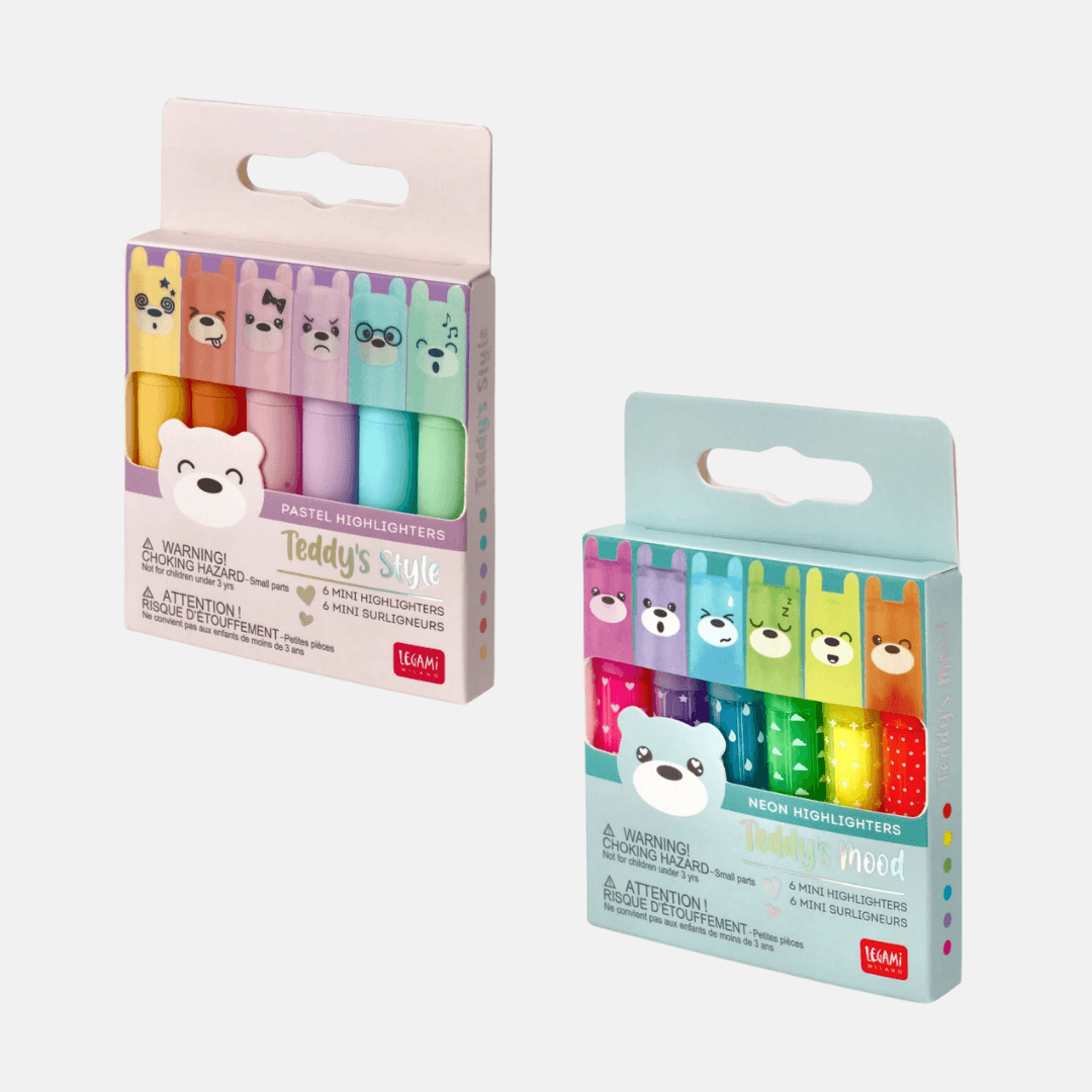 Legami Teddy Mini Highlighters