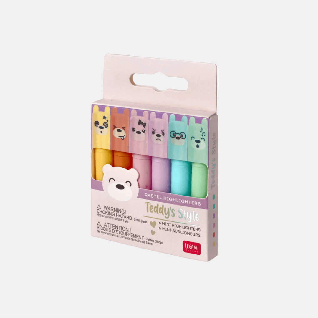 Legami Teddy Mini Highlighters