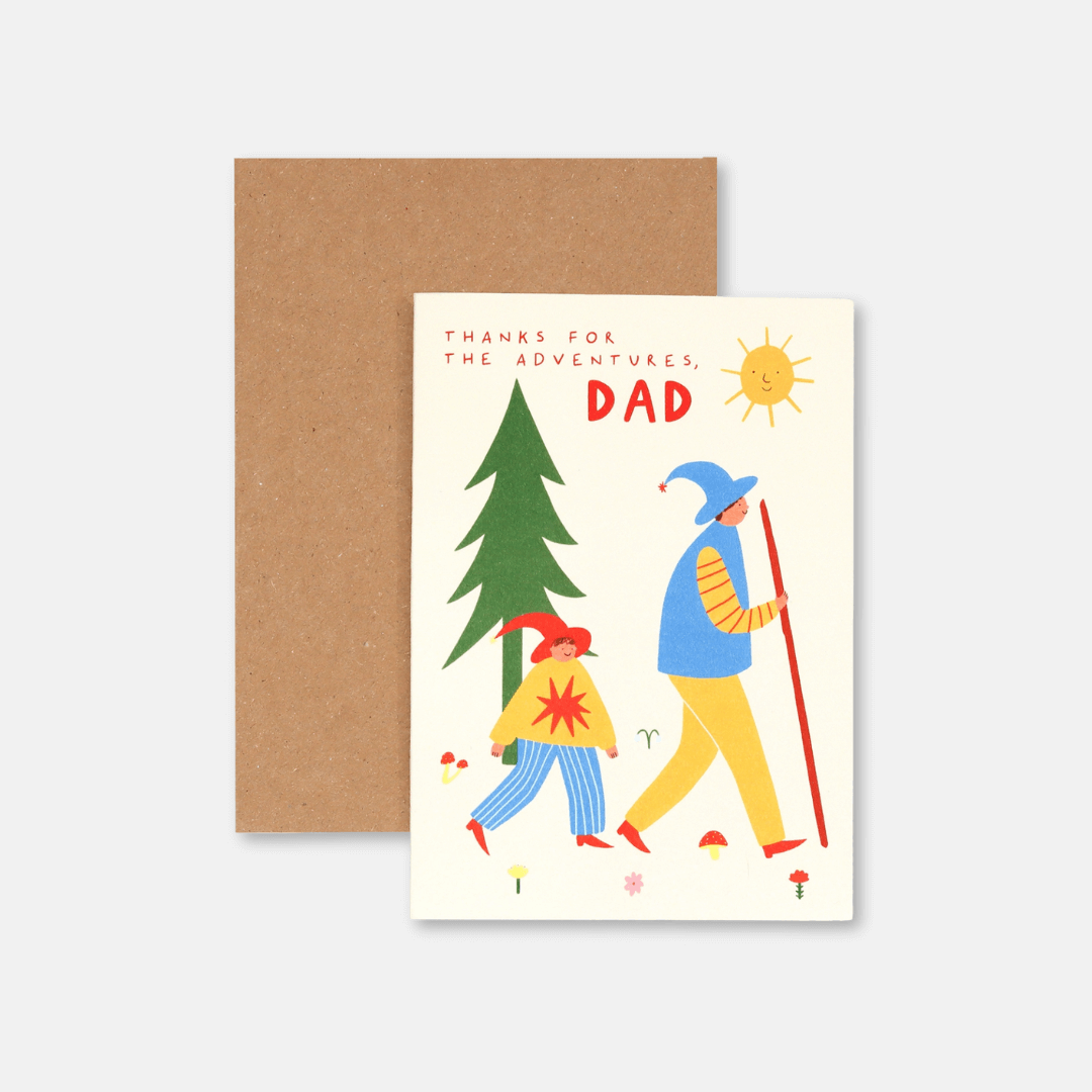 Adventure Dad Greetings Card
