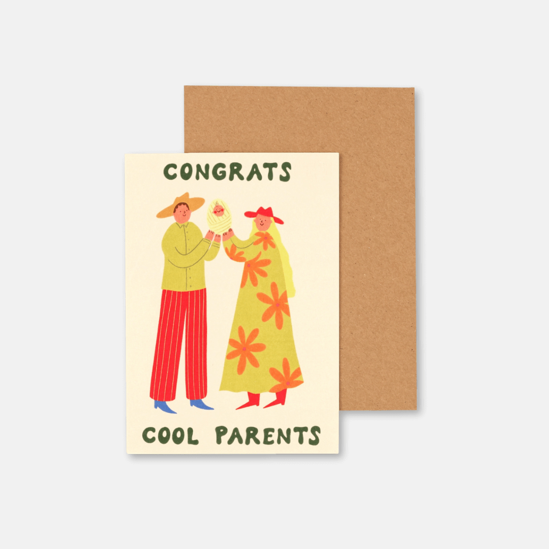 Cool Parents Greetings Card