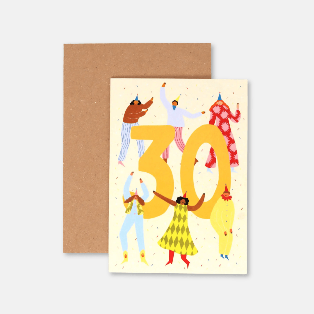 Age 30 Party Birthday Greetings Card
