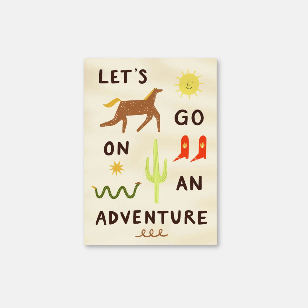 Let's Go On An Adventure A3 Print