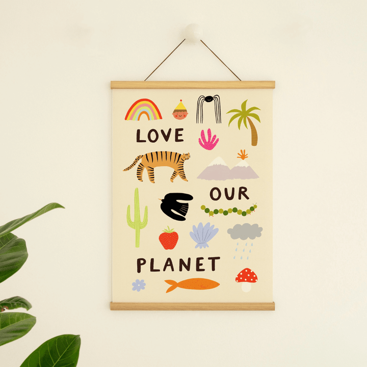 Love Our Planet A3 Print