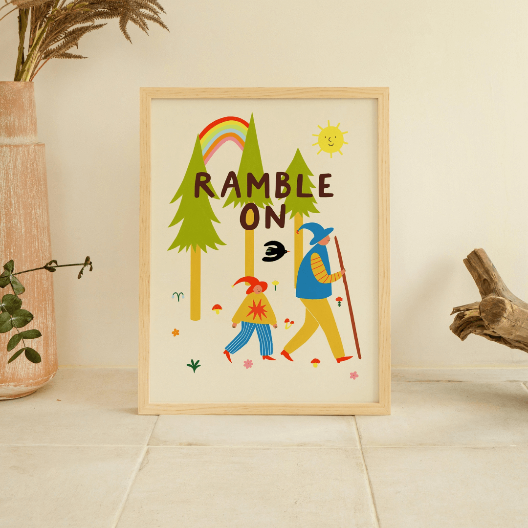 Ramble On A3 Print