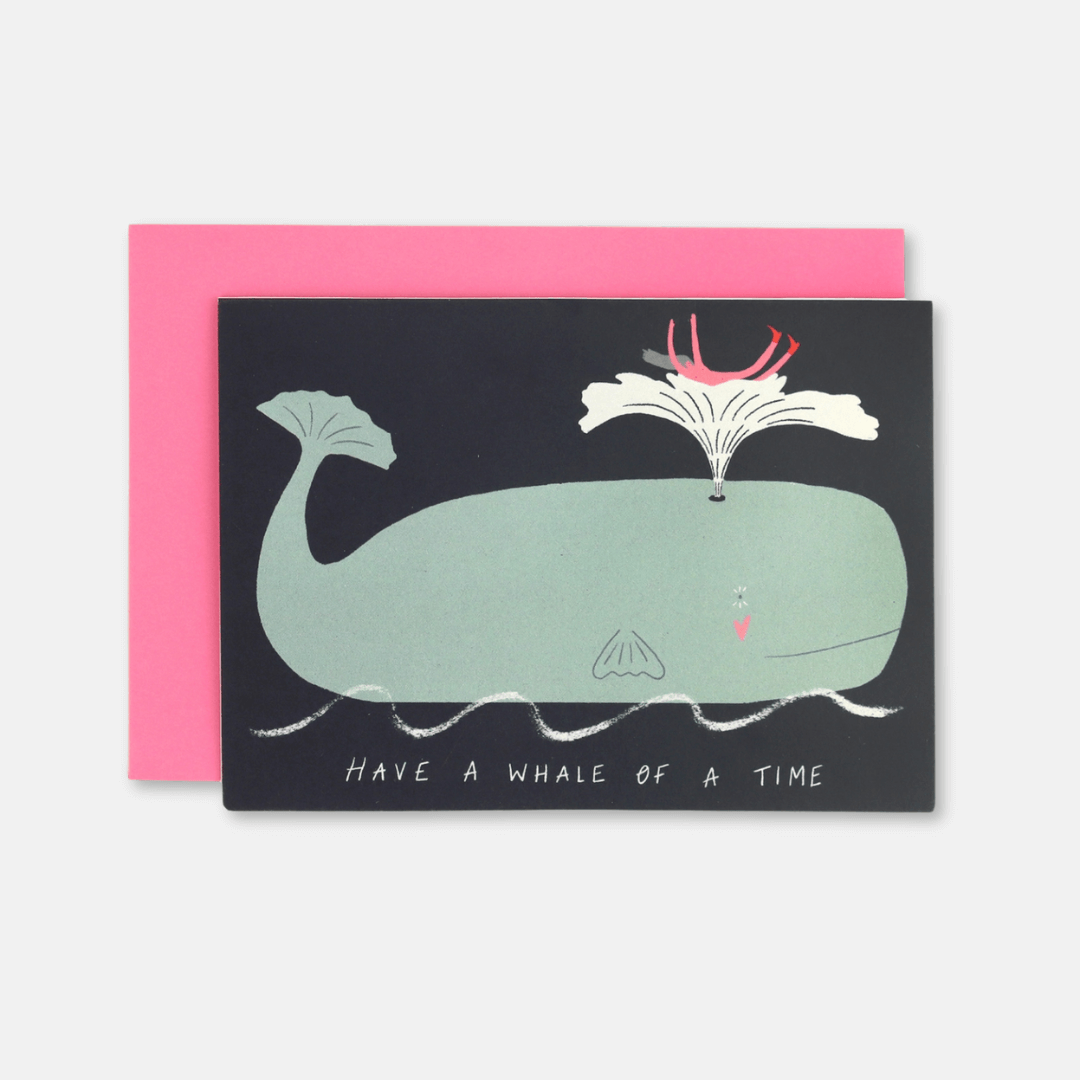 Whale of a Time Birthday Greetings Card