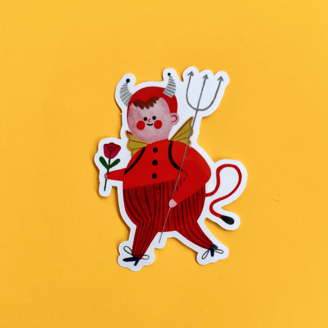 Little Devil Vinyl Sticker