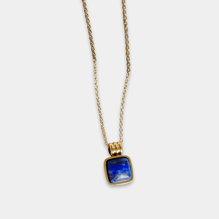 Blue Lapis Pendant Necklace