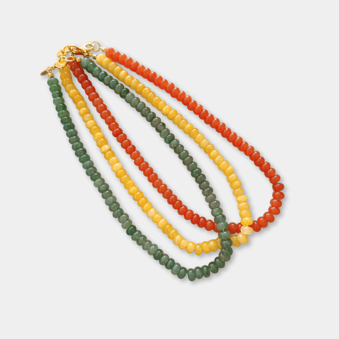 Rainbow Beaded Necklaces