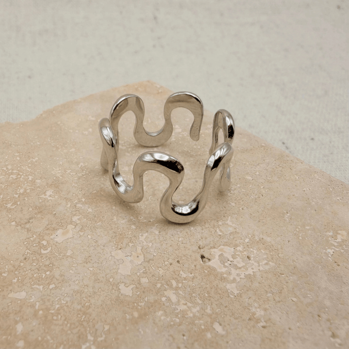 Statement Wave Rings