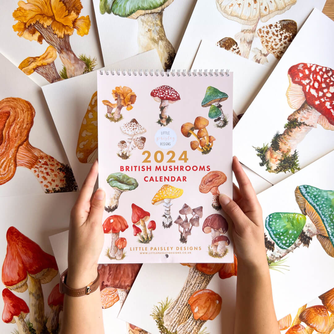 2024 British Mushrooms Calendar