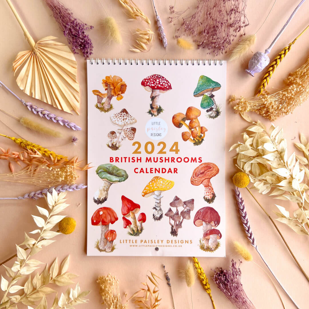 2024 British Mushrooms Calendar