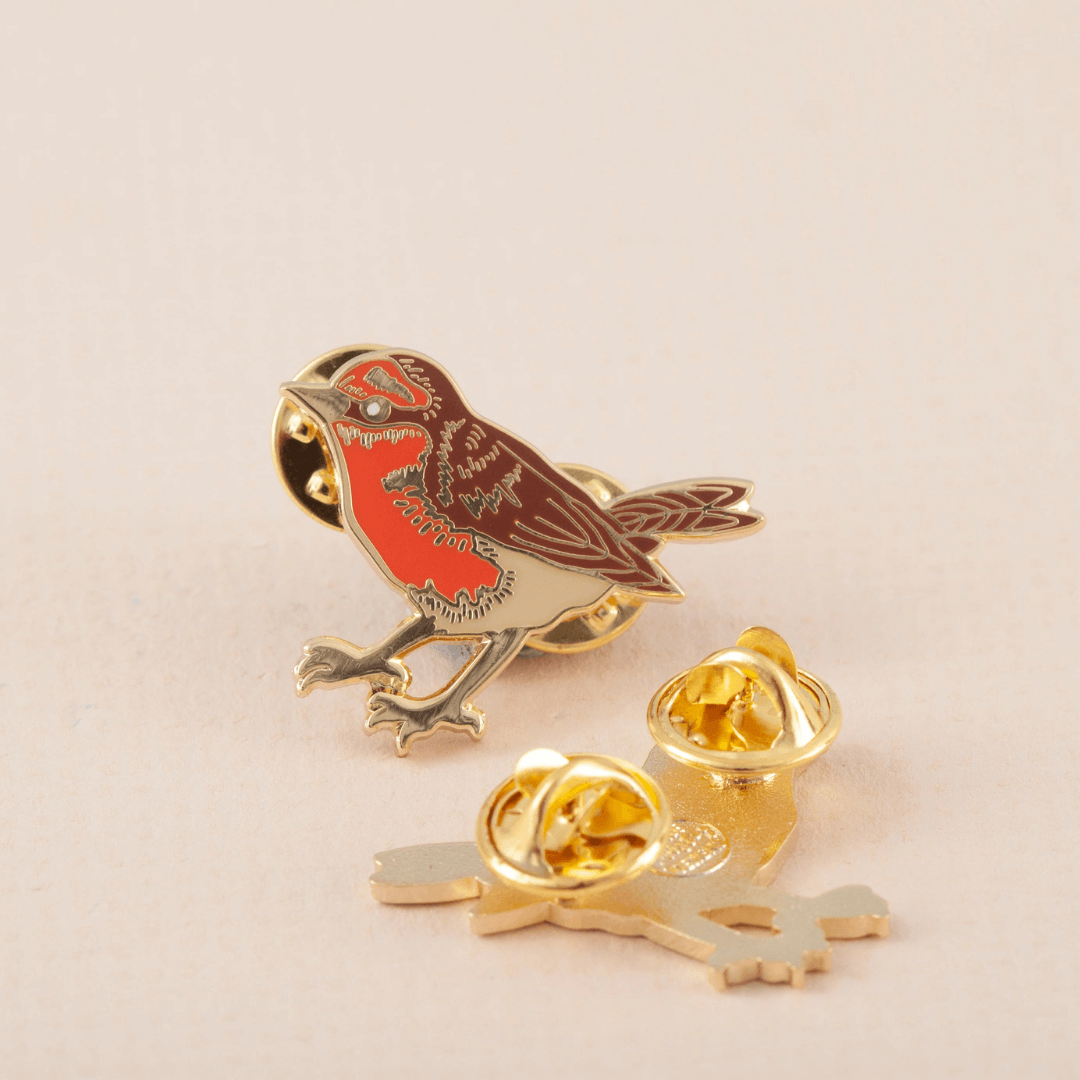Robin Pin Stan Robin Enamel Pin – BAM Store + Space