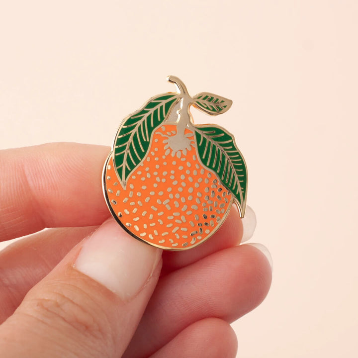 Clementine Enamel Pin