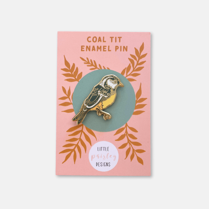 Coal Tit Enamel Pin