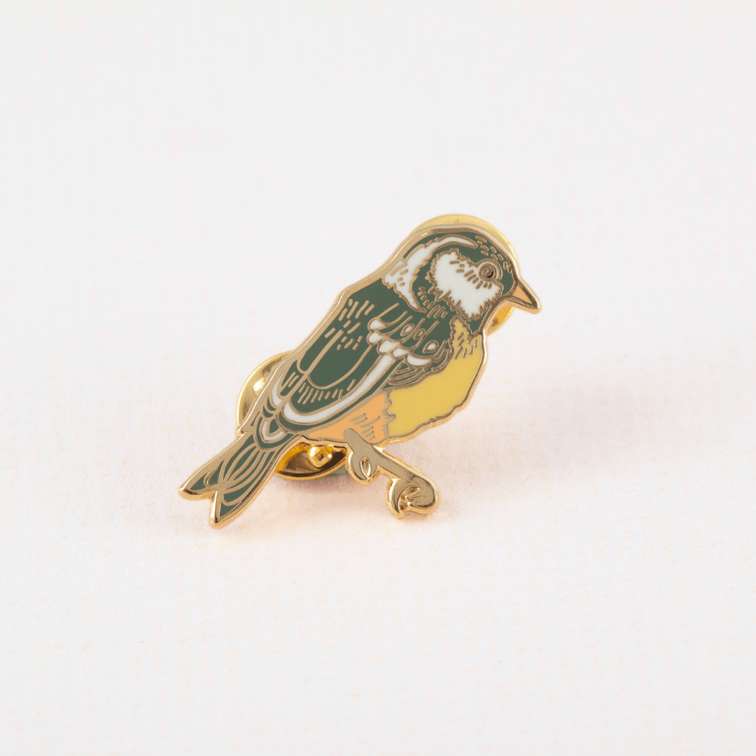 Coal Tit Enamel Pin