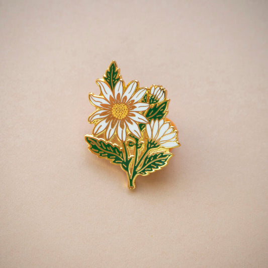 Daisy Flower Enamel Pin
