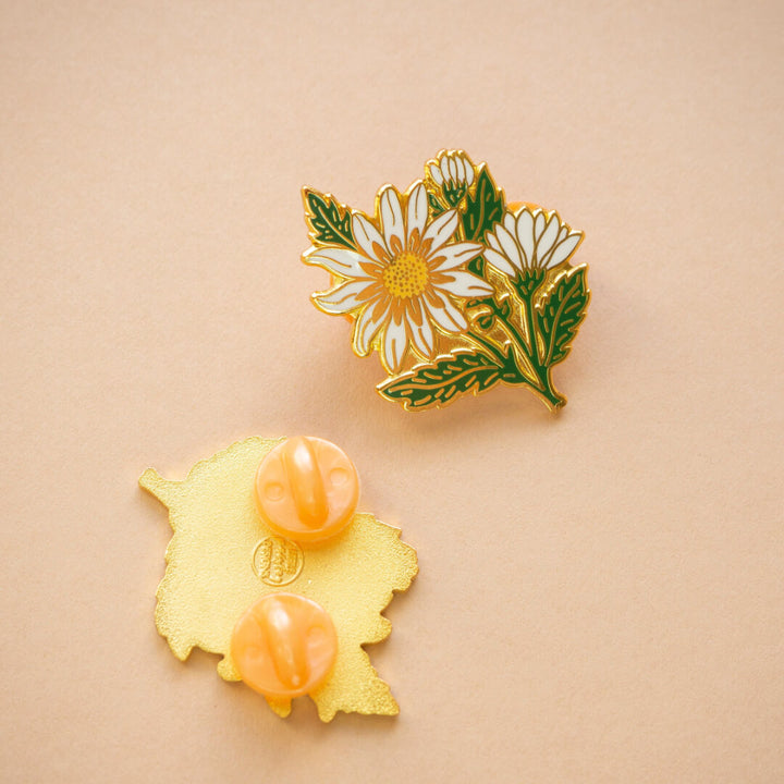 Daisy Flower Enamel Pin