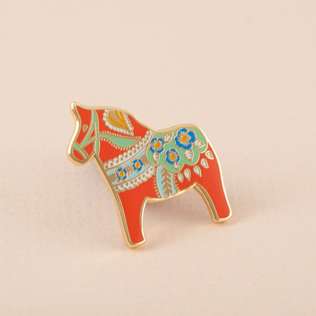 Dala Horse Enamel Pin