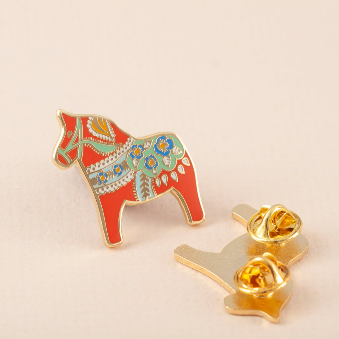 Dala Horse Enamel Pin