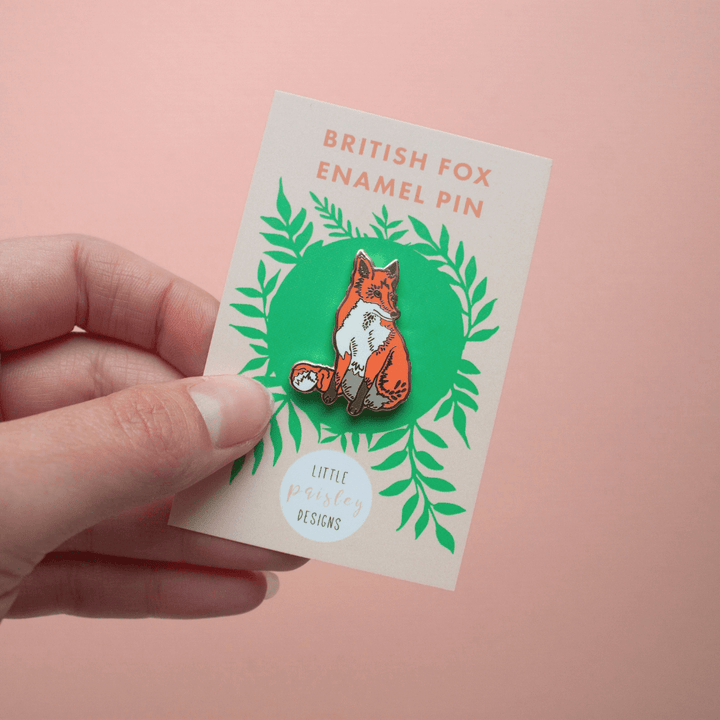 Fox Enamel Pin