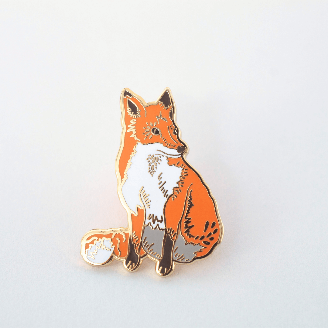 Fox Enamel Pin