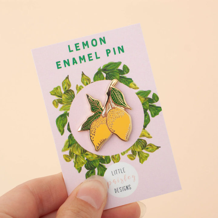 Lemon Enamel Pin