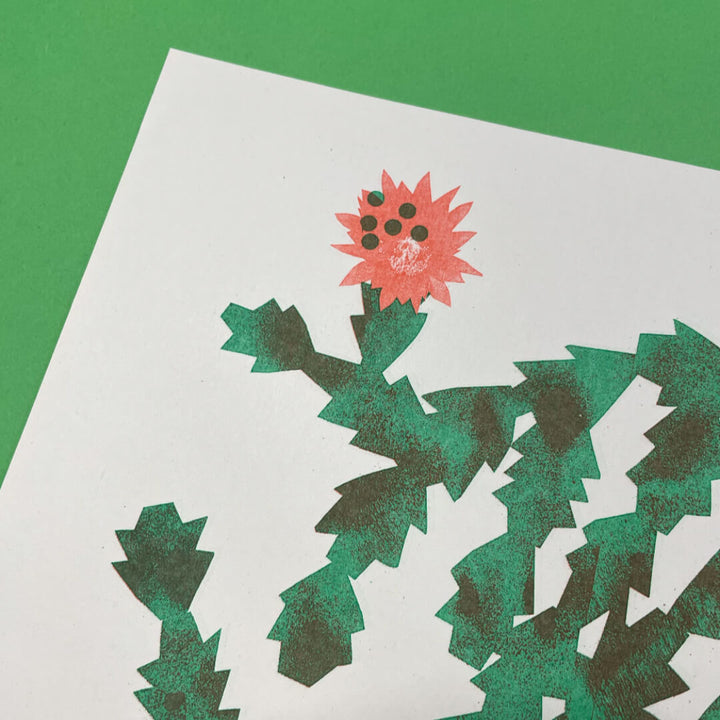 Cactus A3 Riso Print