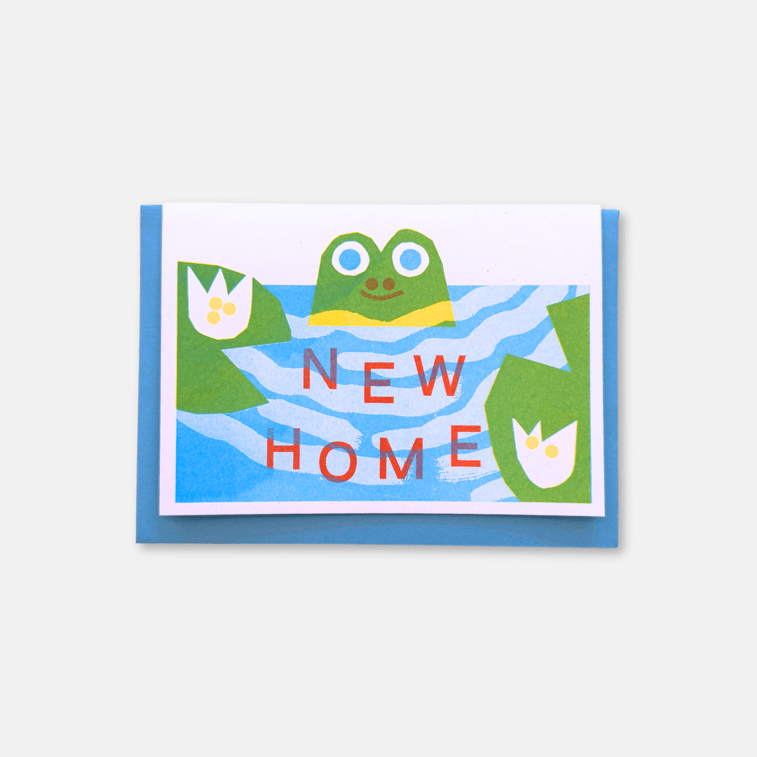 New Home Frog Greetings Card