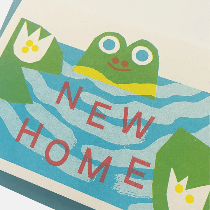 New Home Frog Greetings Card