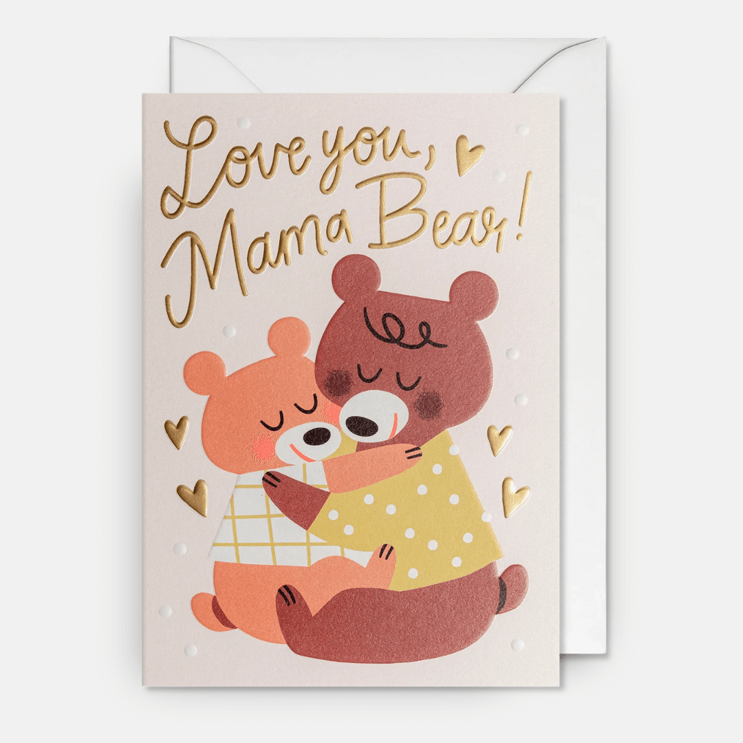 Love You Mama Bear Greetings Card